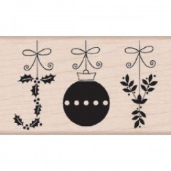 Timbro legno Hero Arts - Joy Ornaments