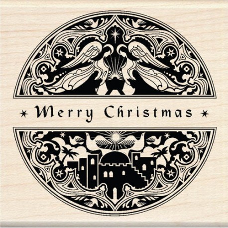 Timbro legno Inkadinkado - Mindscape Merry Christmas Clearance