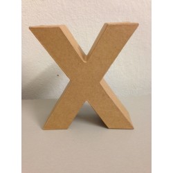 Lettera in Cartone Glorex - X