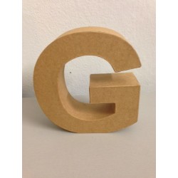 Lettera in Cartone Glorex - G