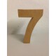 Numero in Cartone Glorex - 7