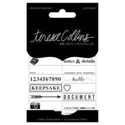 Stickers Teresa Collins - Journaling Tidbits