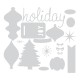 Fustella Sizzix Thinlits - Icons, Ornaments & Tags