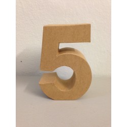 Numero in Cartone Glorex - 5