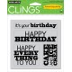 Timbri cling - Hero Arts Birthday 4