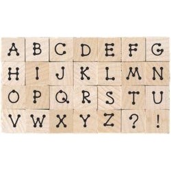 Timbro legno Hero Arts - Tiny Dot Letters