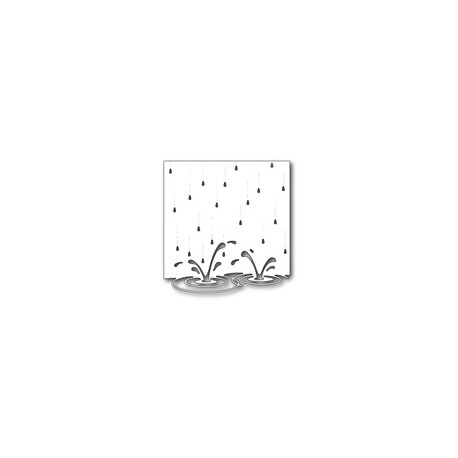Fustella Memory box - Splashing Puddles