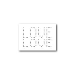 Fustella Memory box - Cross Stitched Love