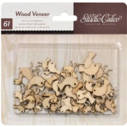 Abbellimenti in legno Studio Calico - Uccelli