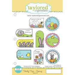 Timbri Cling Taylored Expressions - Totally Tags Spring