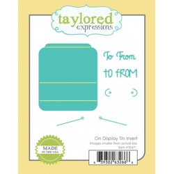 Fustella Taylored Expressions - On Display Tin Insert