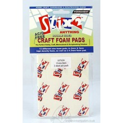Craft foam pads 12x6x2 mm - Stix2