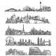 Timbro Cling Tim Holtz - Cityscapes