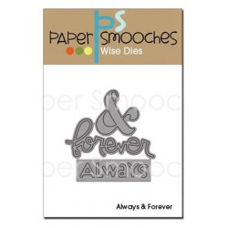 Fustella Paper Smooches - Always & Forever