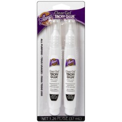 Colla tacky glue pen Aleene's 18ml - Clear Gel - Pacco doppio