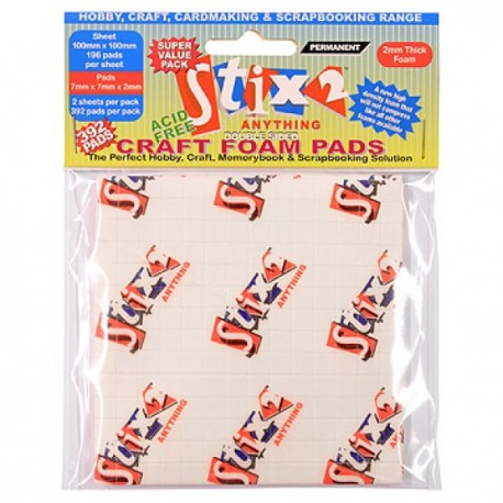 Craft foam pads 12x6x2 mm - Stix2