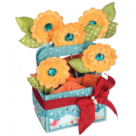 Fustella Sizzix Bigz XL - Card in a Box, A2 Flower Basket - Di Corso In  Corso di Laura Milani