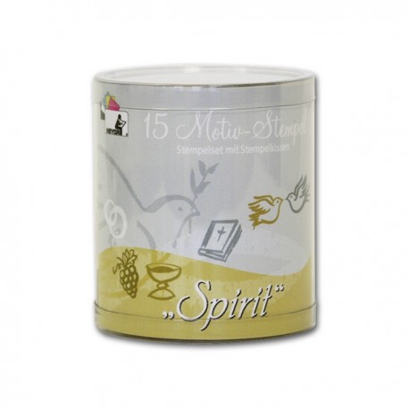 Confezione Mini Timbri Cling Heyda - Spirit