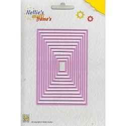 Fustella Nellie Snellen - Straight Rectangle