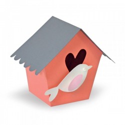 Fustella Sizzix Thinlits Plus - Box, Birdhouse