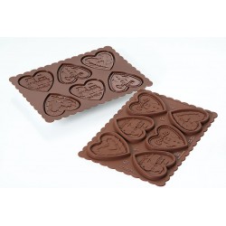 Stampo SilikoMart - Cookie Hearts