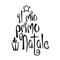 Timbro legno Impronte D'Autore - Il mio primo Natale