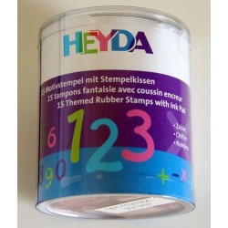 Confezione Mini Timbri Heyda - Numbers