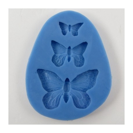 Wow! - Stampo in silicone - Butterfly trio