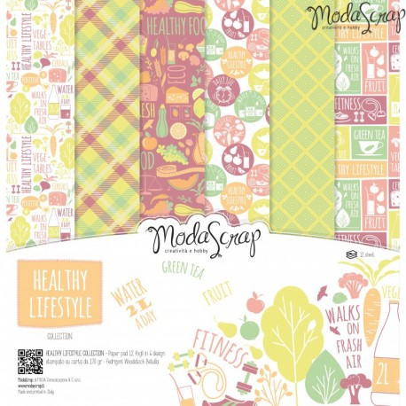 Kit carte ModaScrap - Healthy Lifestyle